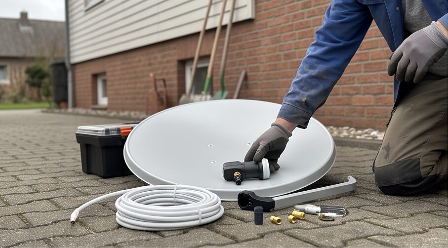 ARLI 60cm HD Sat Anlage im Test: Optimale UHD 4K Empfangslösung für 1 Teilnehmer