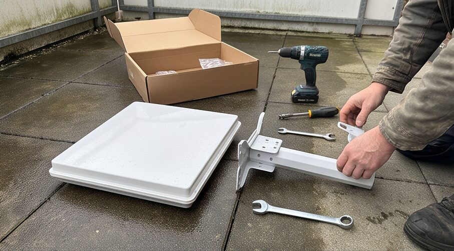 Camping Satellitenschüssel