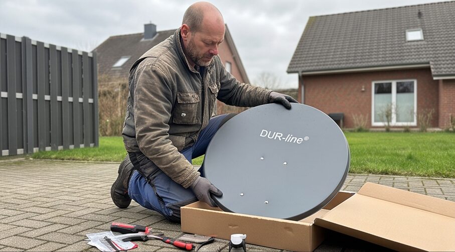 DUR-line Select 60/65 im Test: Hochwertige Alu-Satellitenanlage für 1 TV
