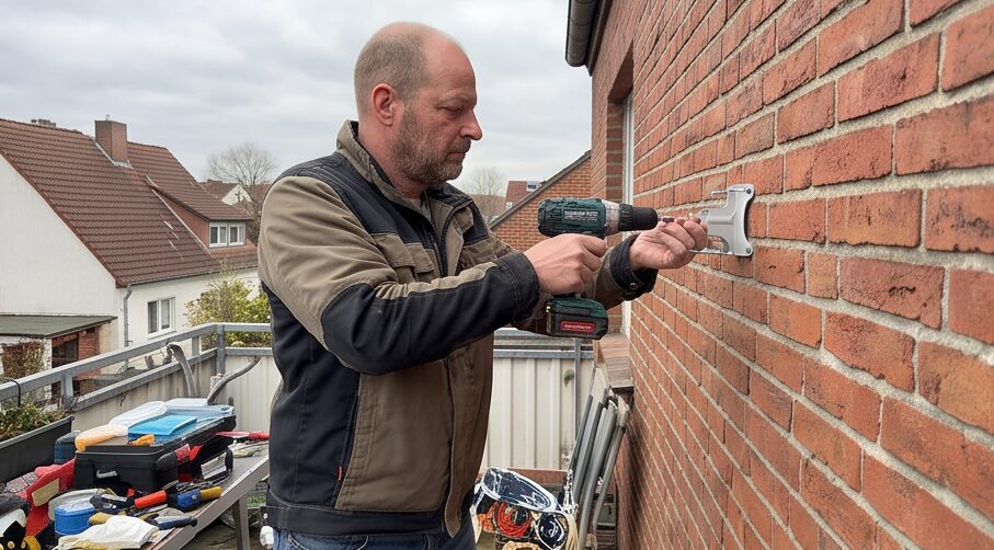 dur line select 80cm sat antenne aus der Nähe betrachtet