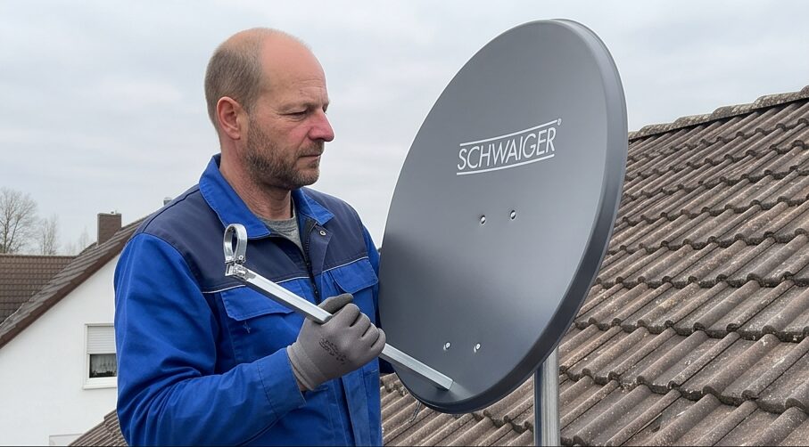 Satellitenschüssel Größe