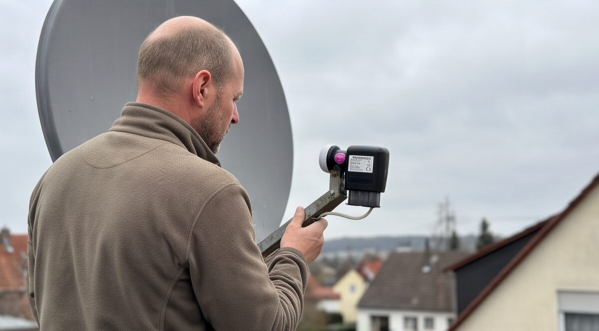 gss octo lnb mit lte filter test im Testlauf