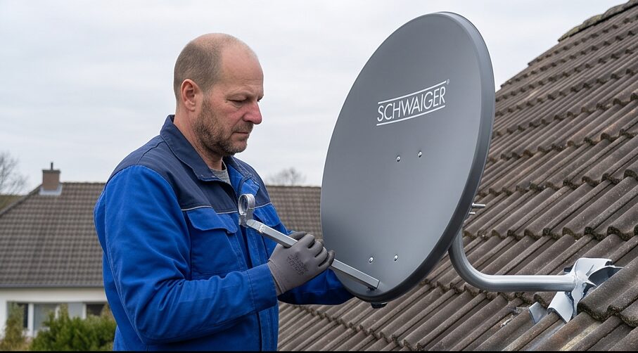 Neigungswinkel Satellitenschüssel