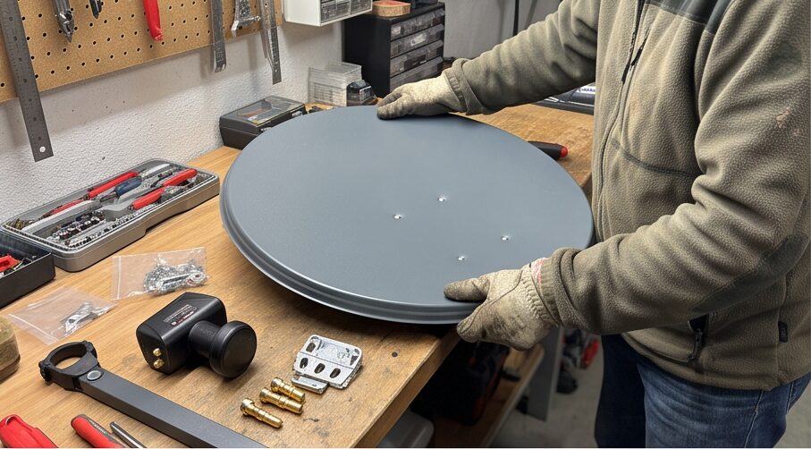 Premium X Satelliten-Komplettanlage 80cm im Test: Hohe Signalqualität für 2 Teilnehmer